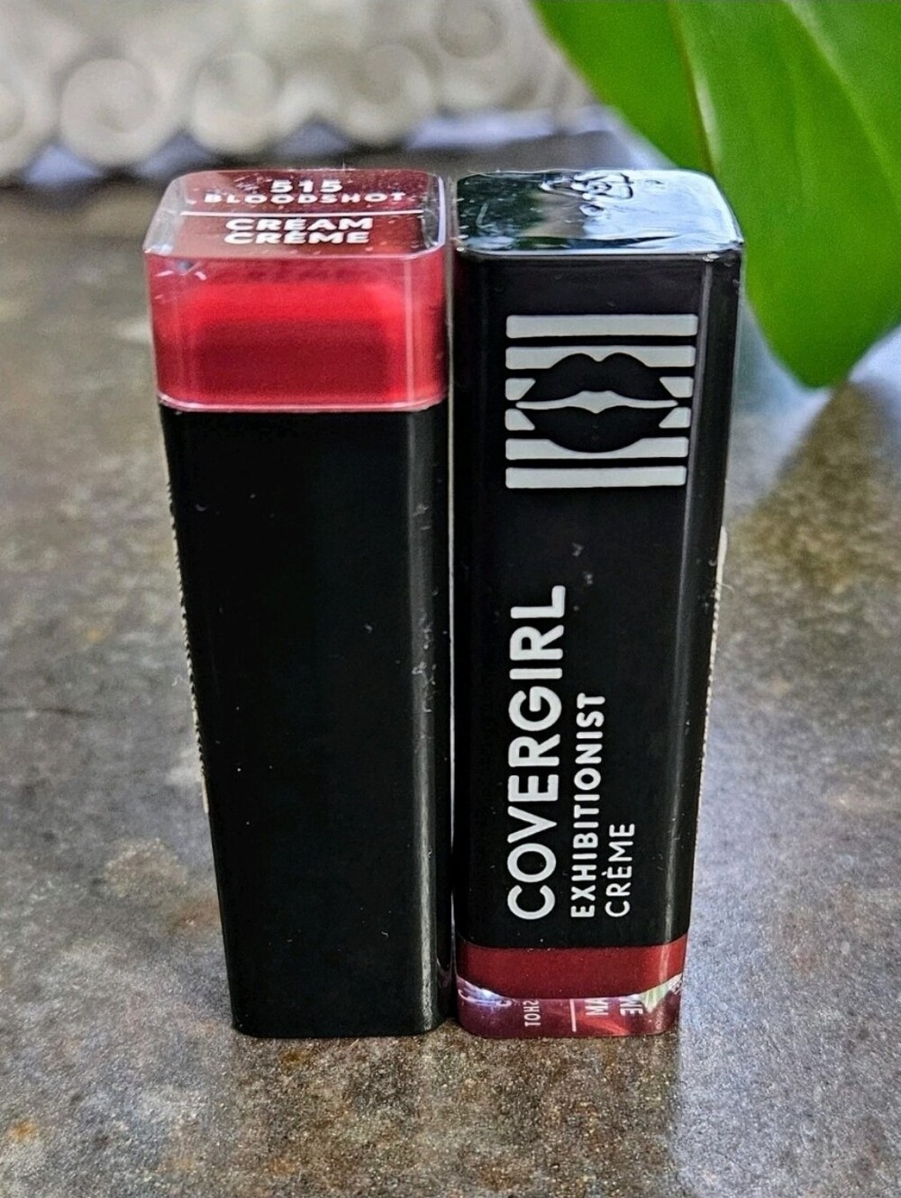 3 tubes Covergirl #515 BLOODSHOT Exhibitionist Cream Lipstick 0.12 oz. ea